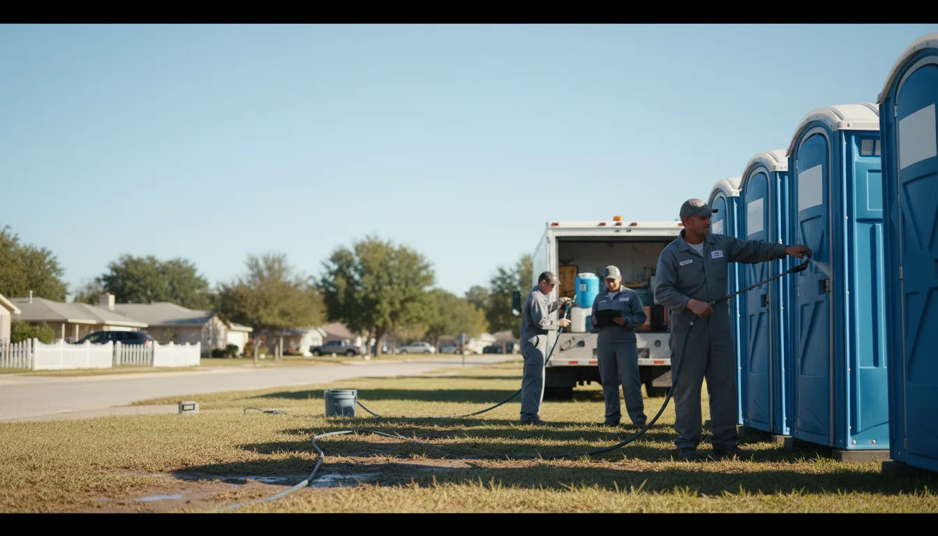 Long-Term Portable Toilet Rental in Cambria, WI near me